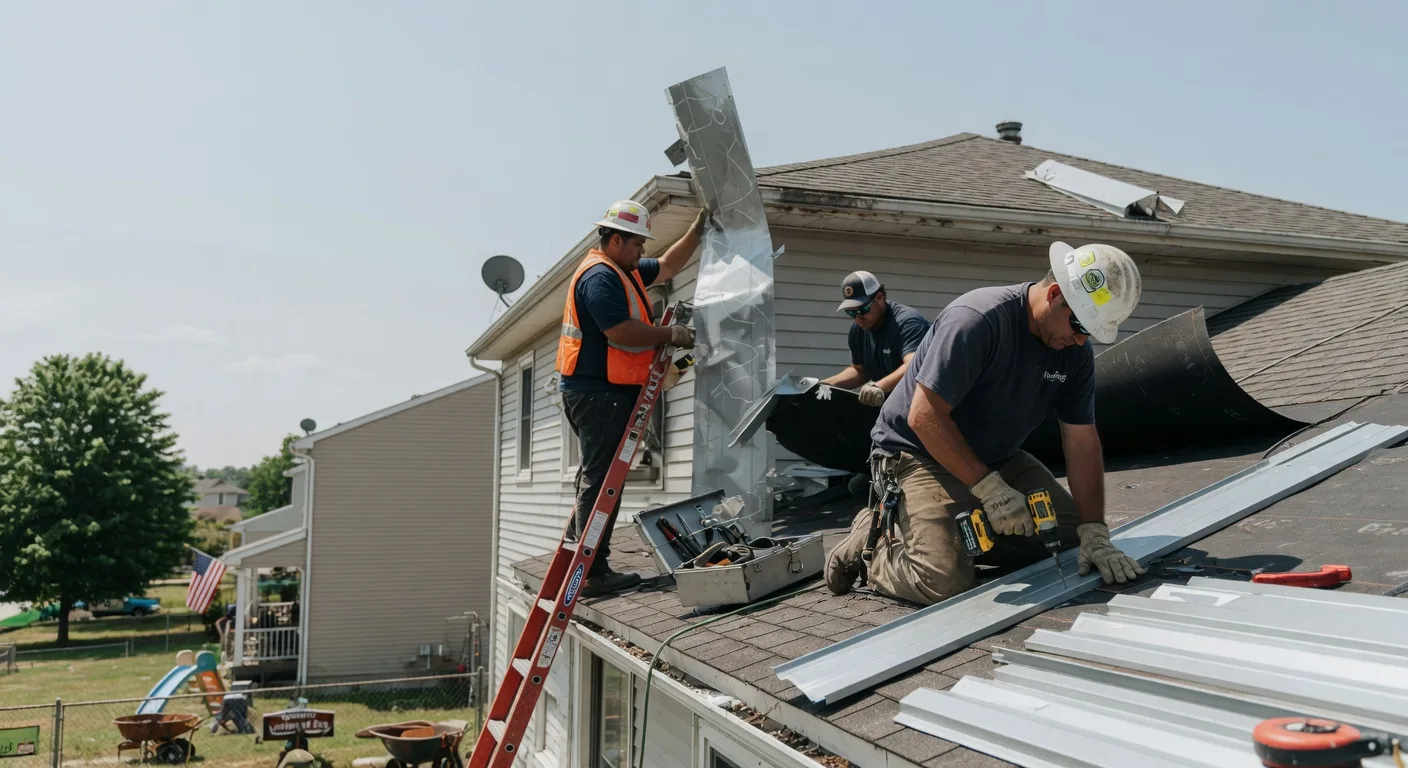 Storm Damage Metal Roof Repair in Canaan, ME